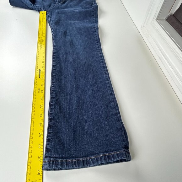 Chaps Jeans Womens 10 (30x28) Daniella Curvy Fit Straight Blue Stretch Denim - Picture 10 of 14